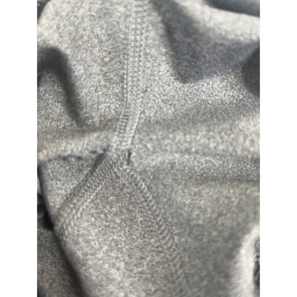 Under Armour Workout Leggings Compression Womens Small Gray Black Heat Gear - Picture 6 of 7